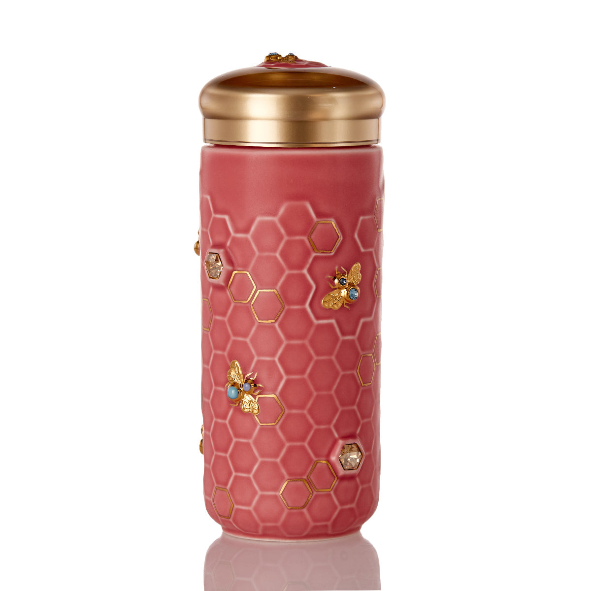 Honey Bee Travel Mug with Crystals