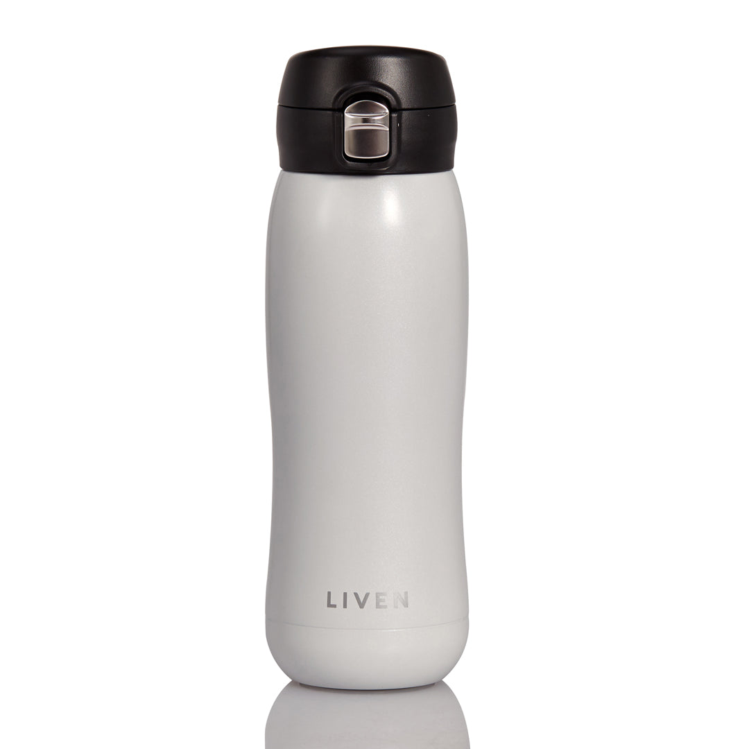 Liven Glow™ Ceramic-Coated Insulated Stainless Steel Water Bottle 17 oz