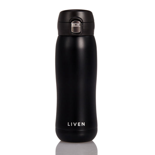 Liven Glow™ Ceramic-Coated Insulated Stainless Steel Water Bottle 17 oz