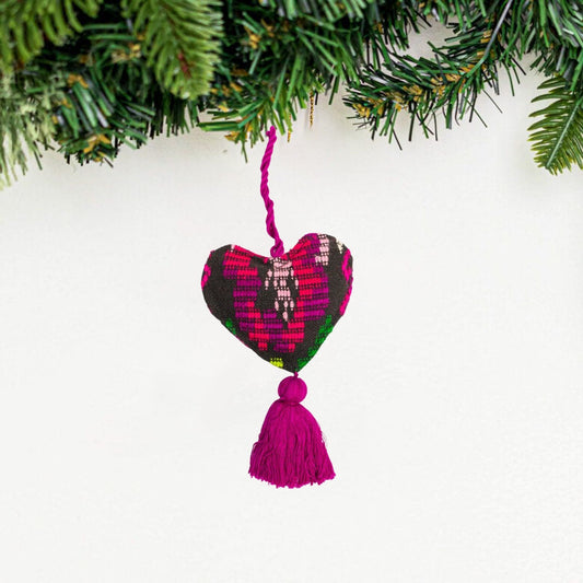 Guatemalan Heart Ornament