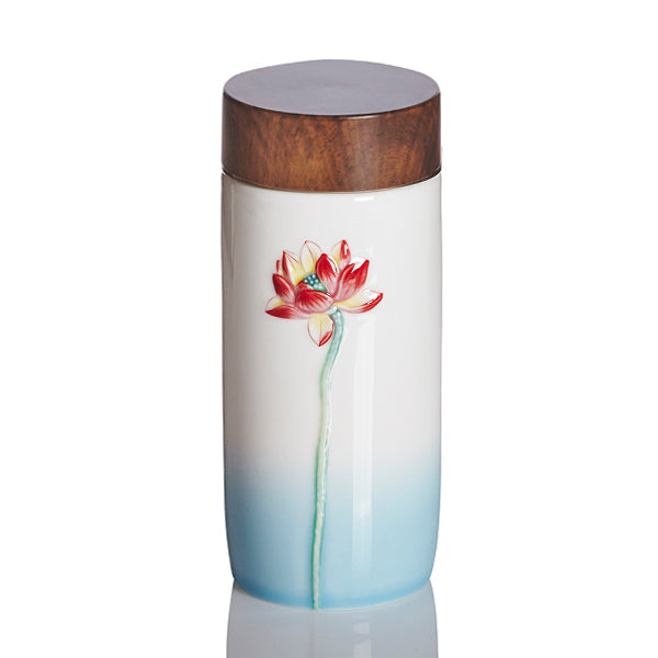 Lotus Beauty Tea Tumbler