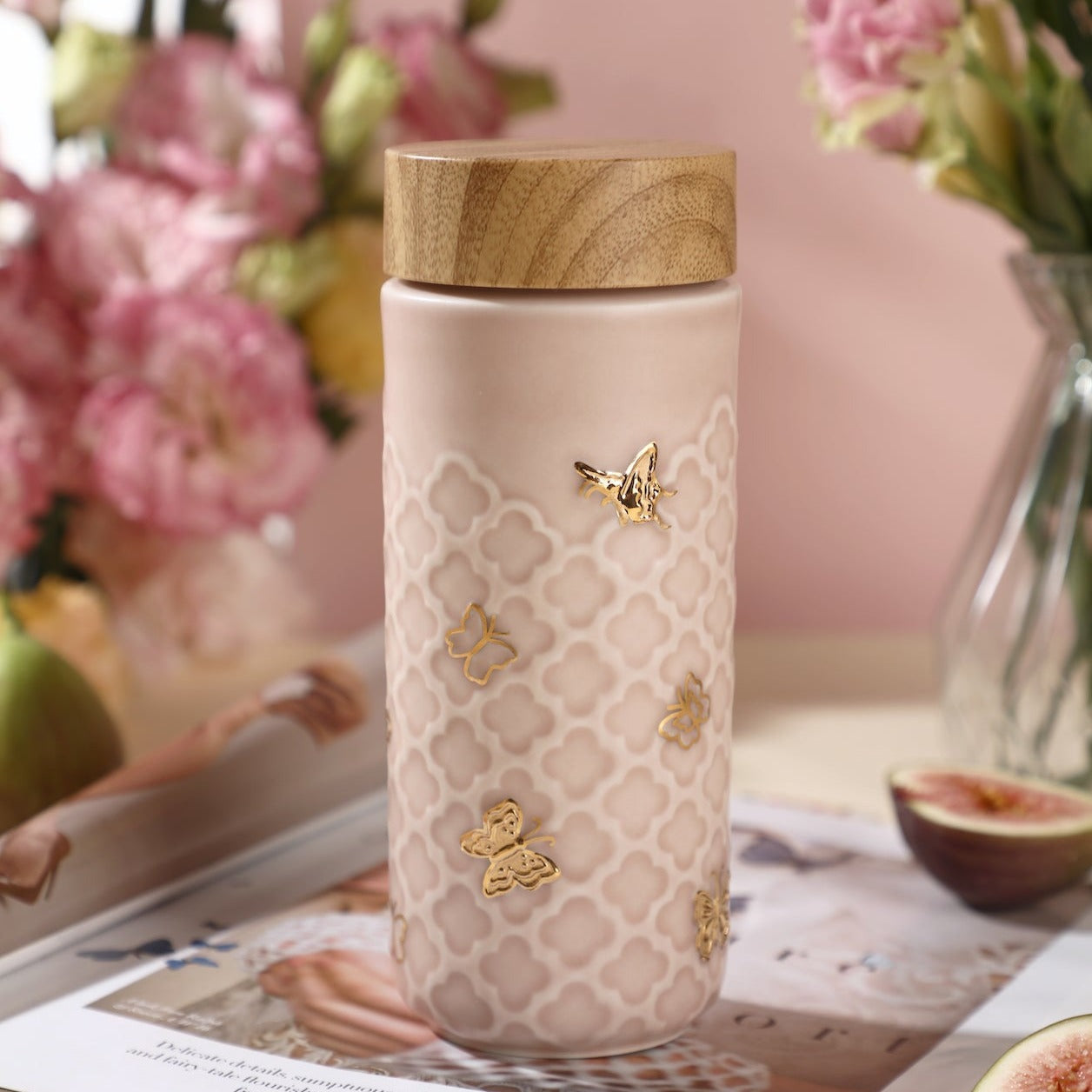 Butterfly Tea Tumbler