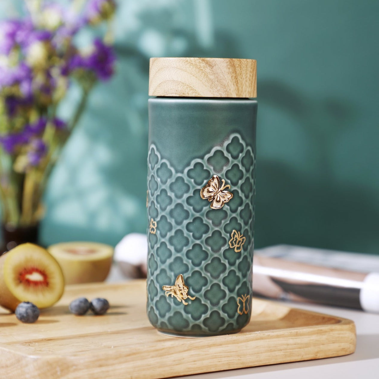 Butterfly Tea Tumbler