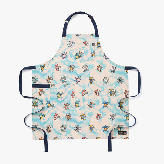 The Essential Apron - Grateful Dead Blue Tie Dye