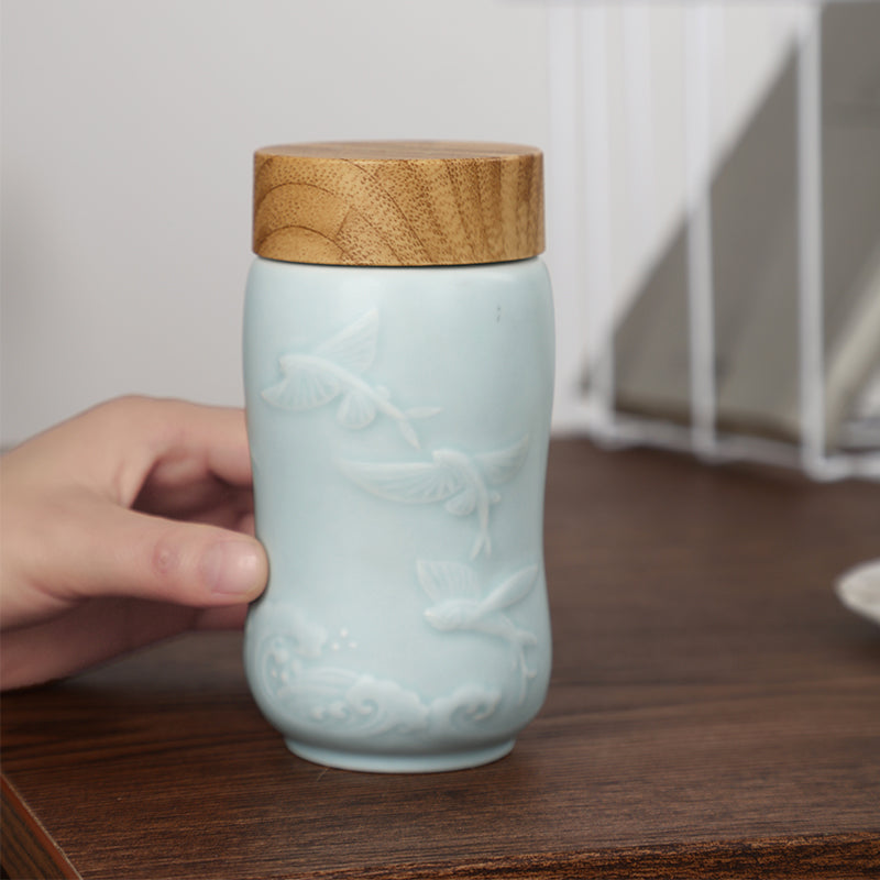 The Joy of Fish Travel Mug ( Single Wall )