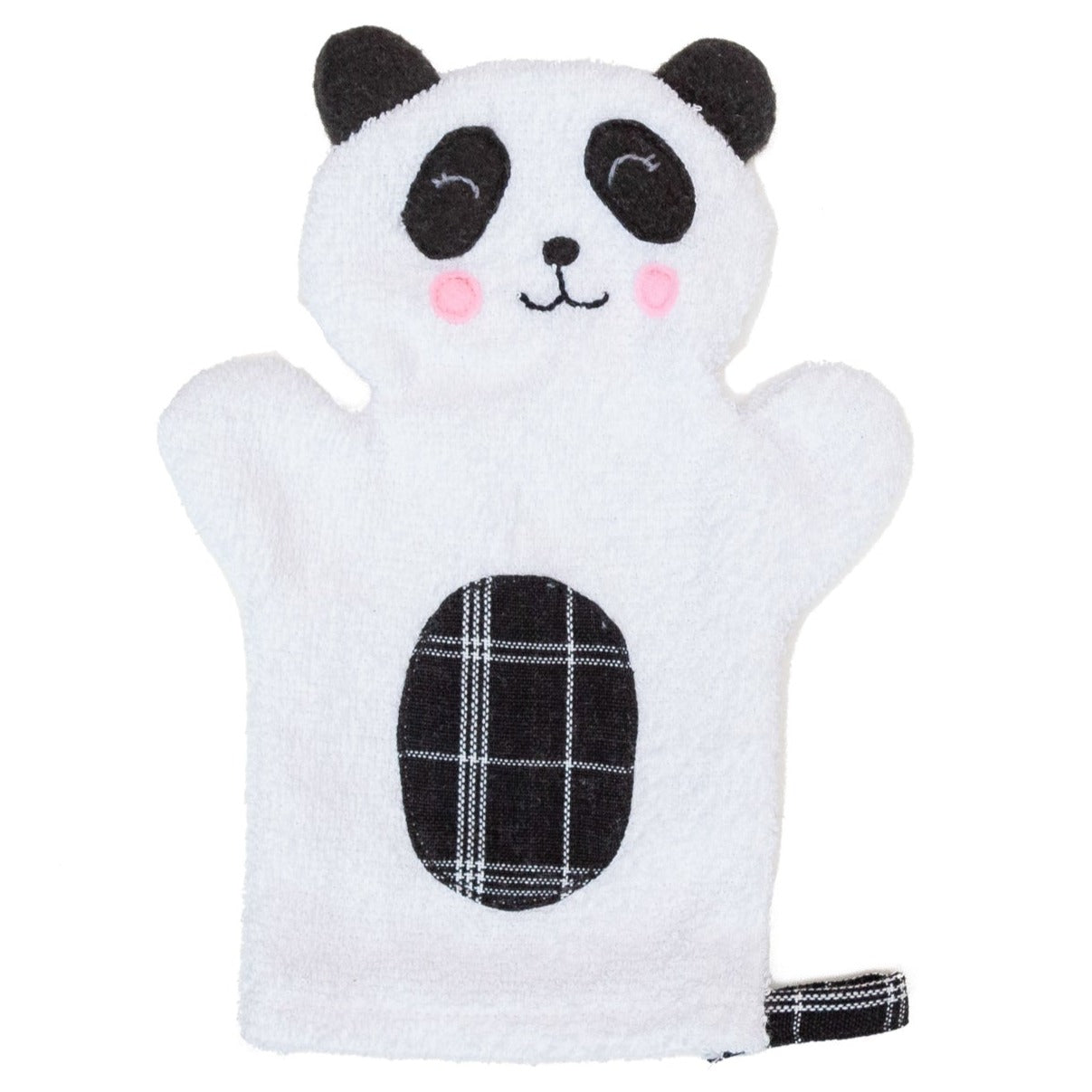 Panda Puppet Washcloth