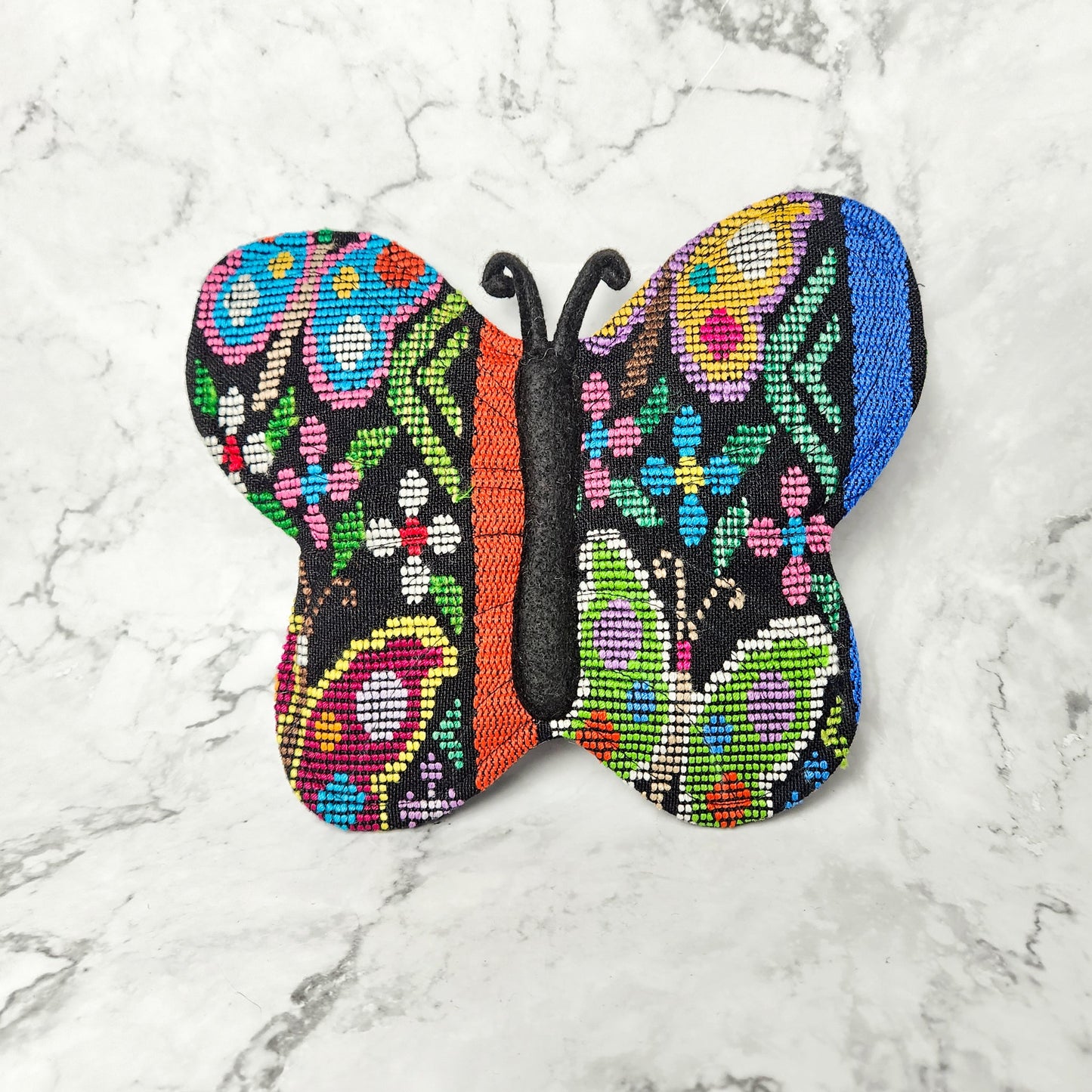 Brocade Butterfly Pot Holder