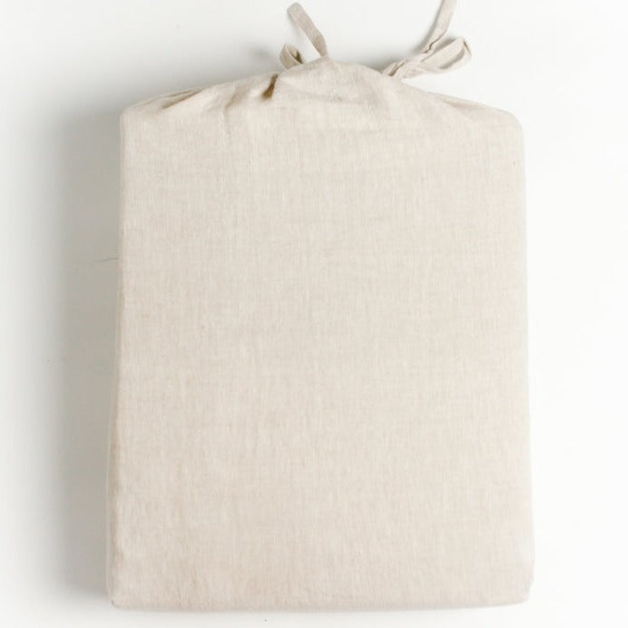 Linen Duvet Cover Set - Natural Chambray