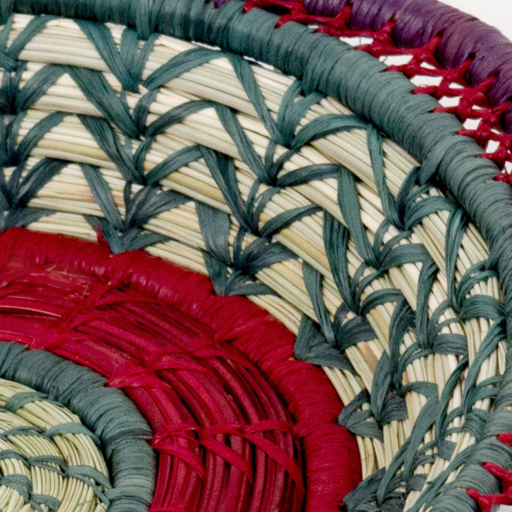 Fina pine needle basket detail