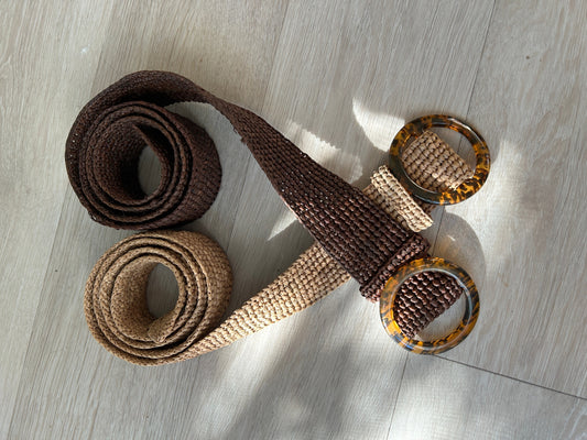 Balline - Raffia Belt