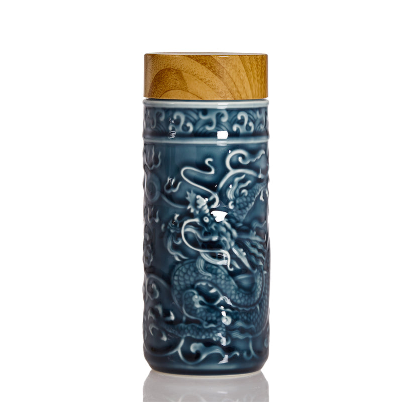 Dragon Prosperity Ceramic Tumbler