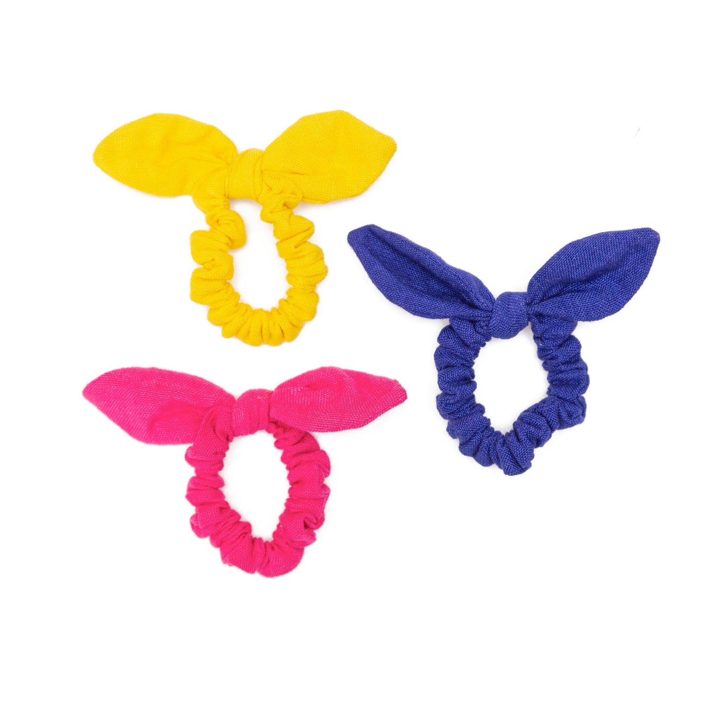 Tie Scrunchies - Set of 3