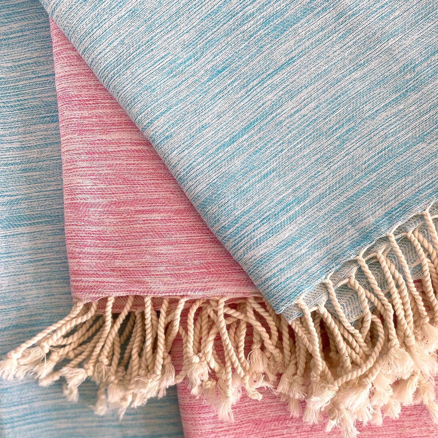 Yalova Ultra Soft Marbled Blanket Throw Turquoise