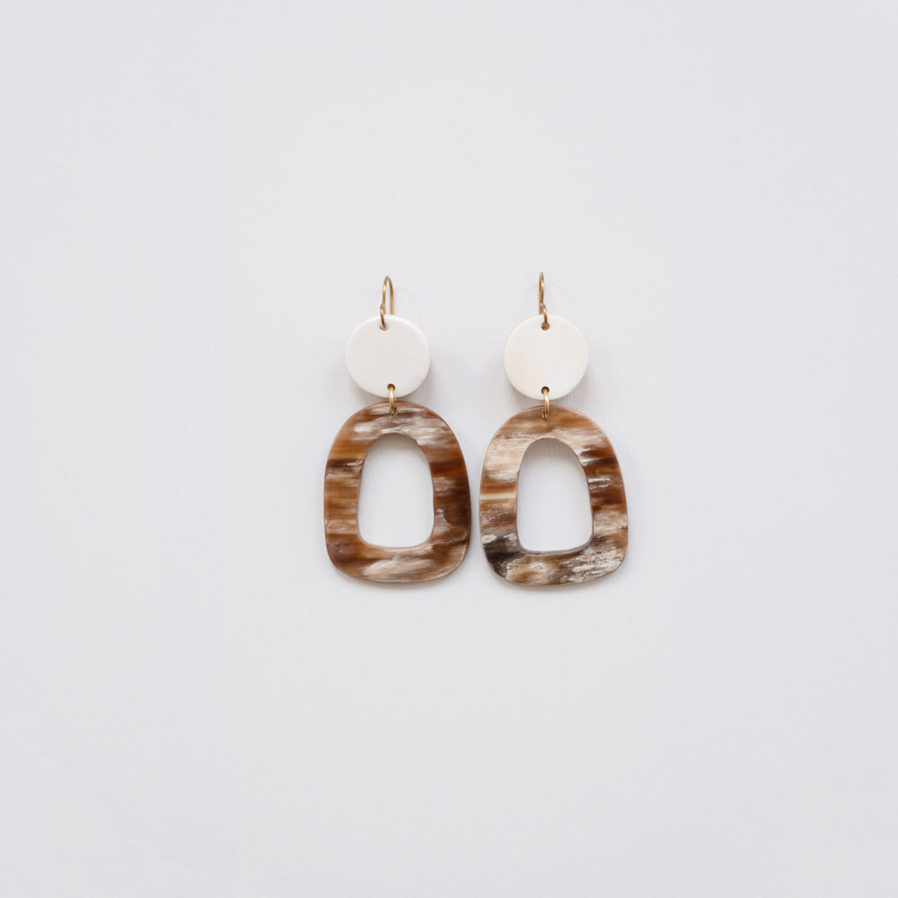 Open Oblong Earrings