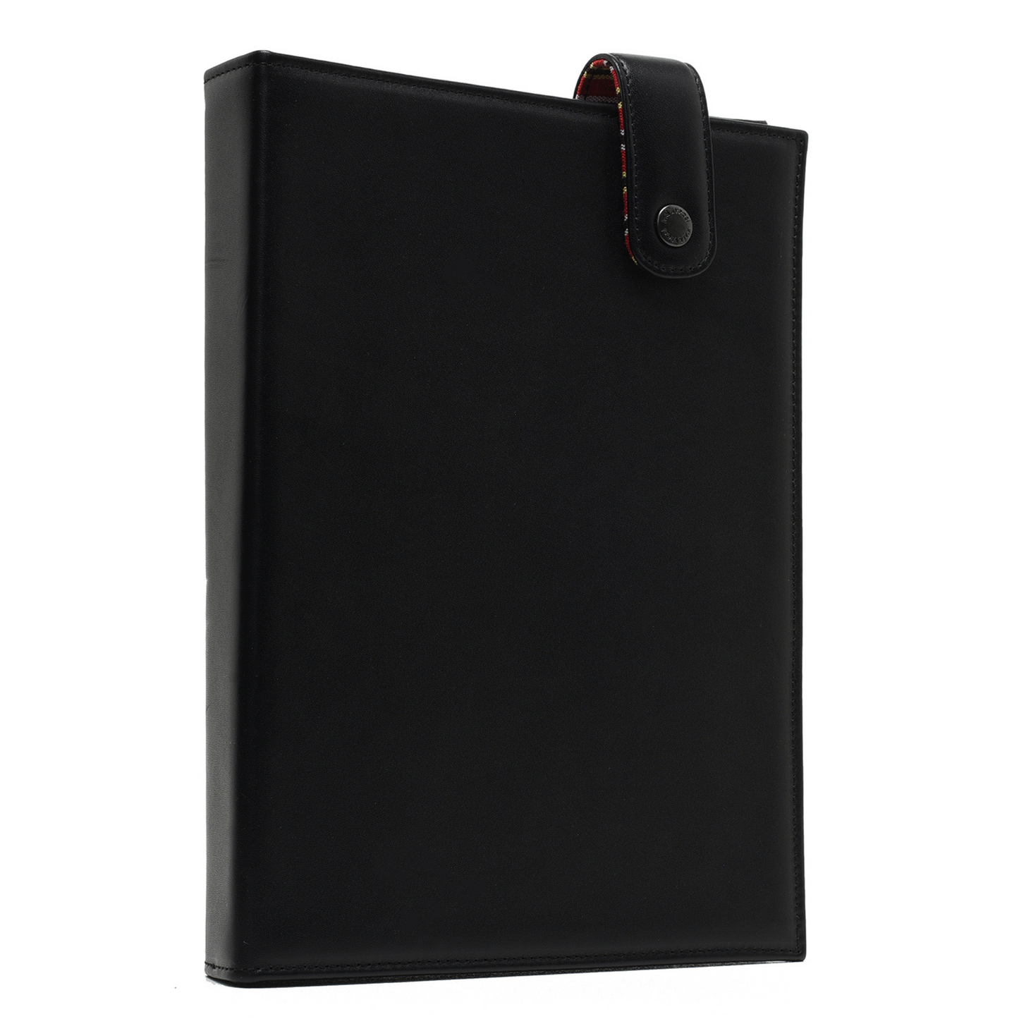 Black Leather Hard Notebook Cover