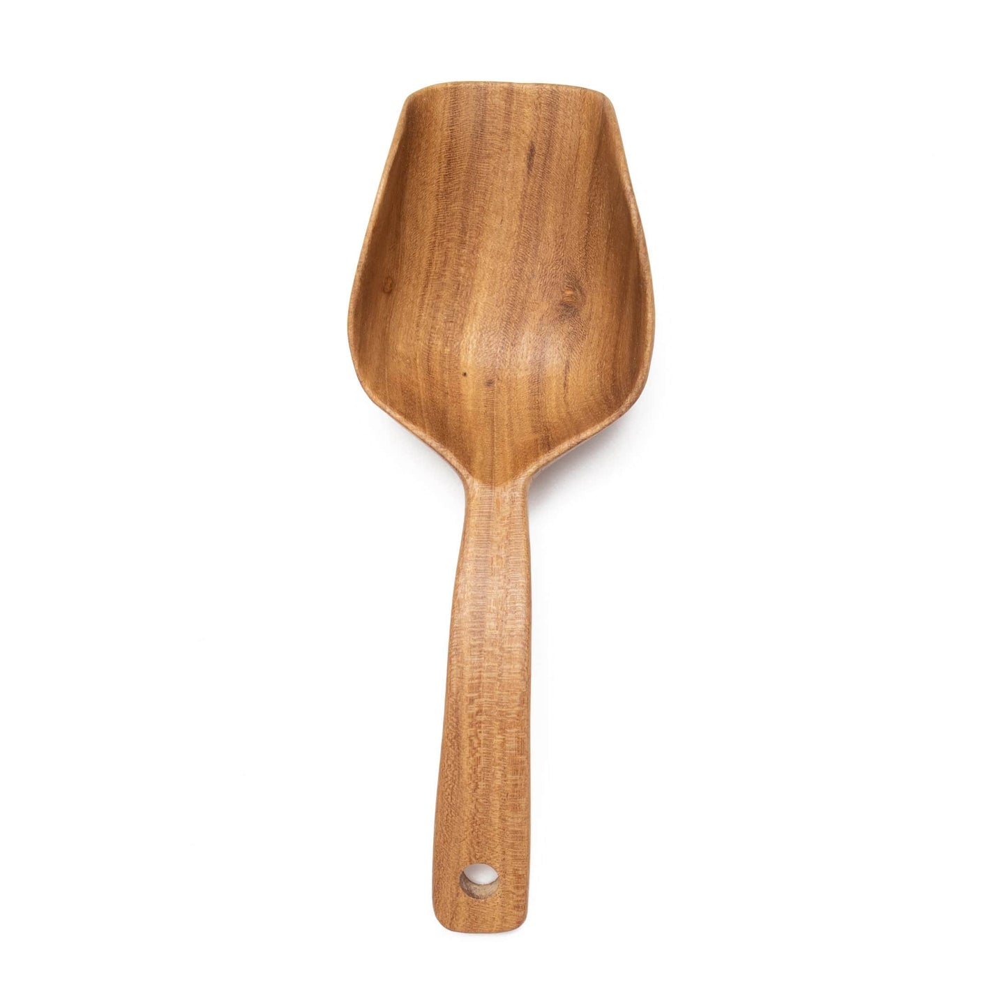 Hand Carved Wood Sugar Scoop