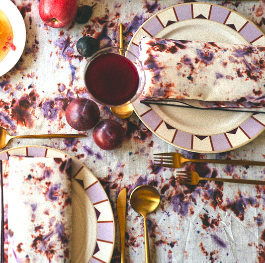 Rose Marble Tablecloth