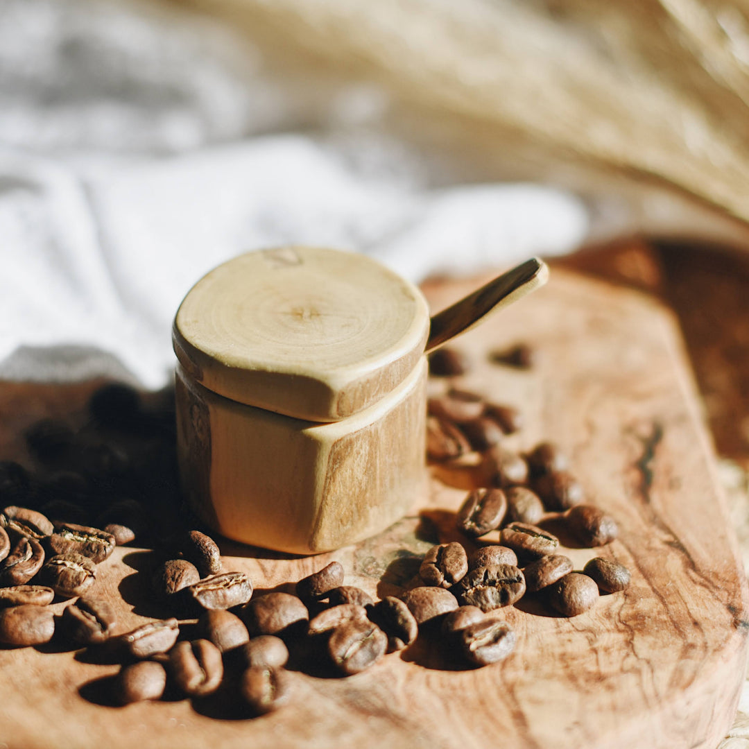 Coffeewood Mini Salt Box and Spoon