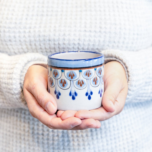 Short Guatemalan Stoneware Cup