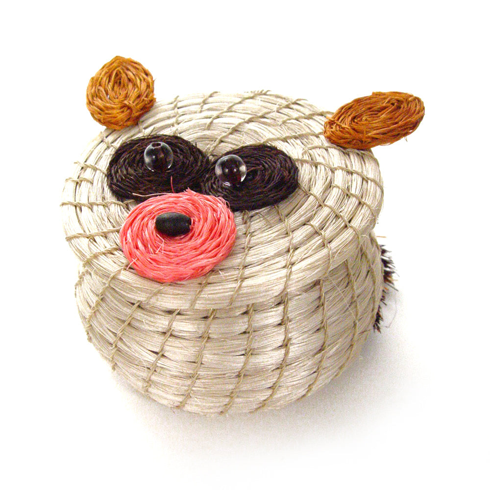 Bush Baby Lidded Basket - Image 2