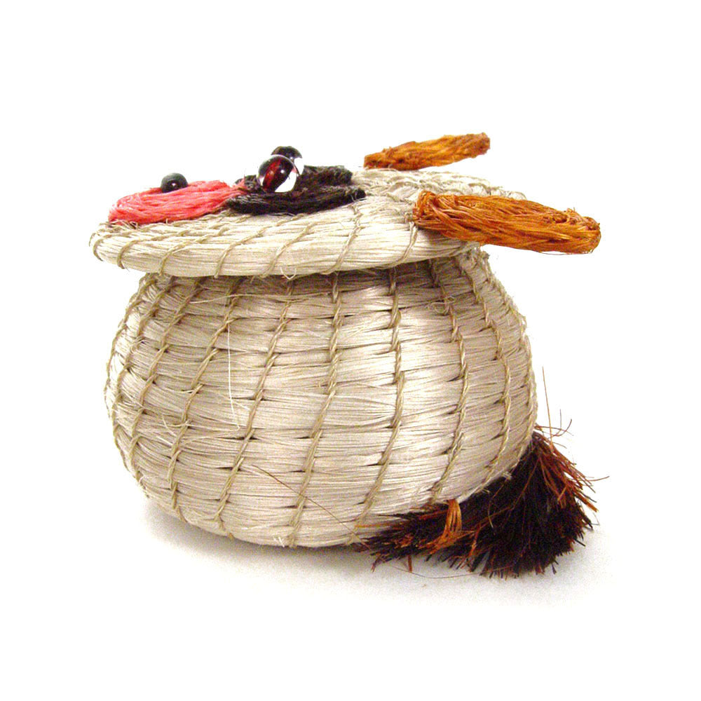 Bush Baby Lidded Basket - Image 4