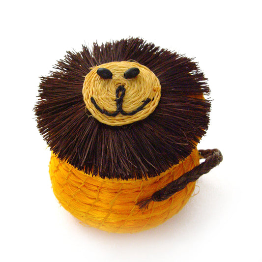 Lion Lidded Basket - Image 1