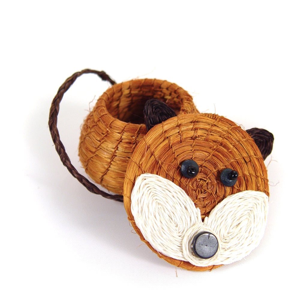 Fox Lidded Basket - Image 3