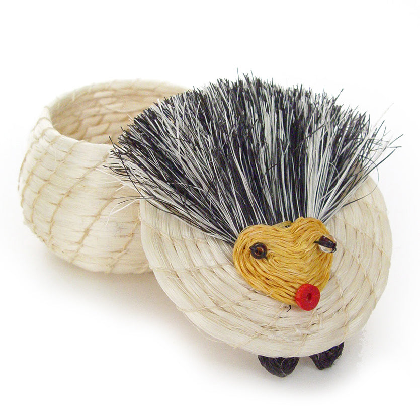 Hedgehog Lidded Basket - Image 3