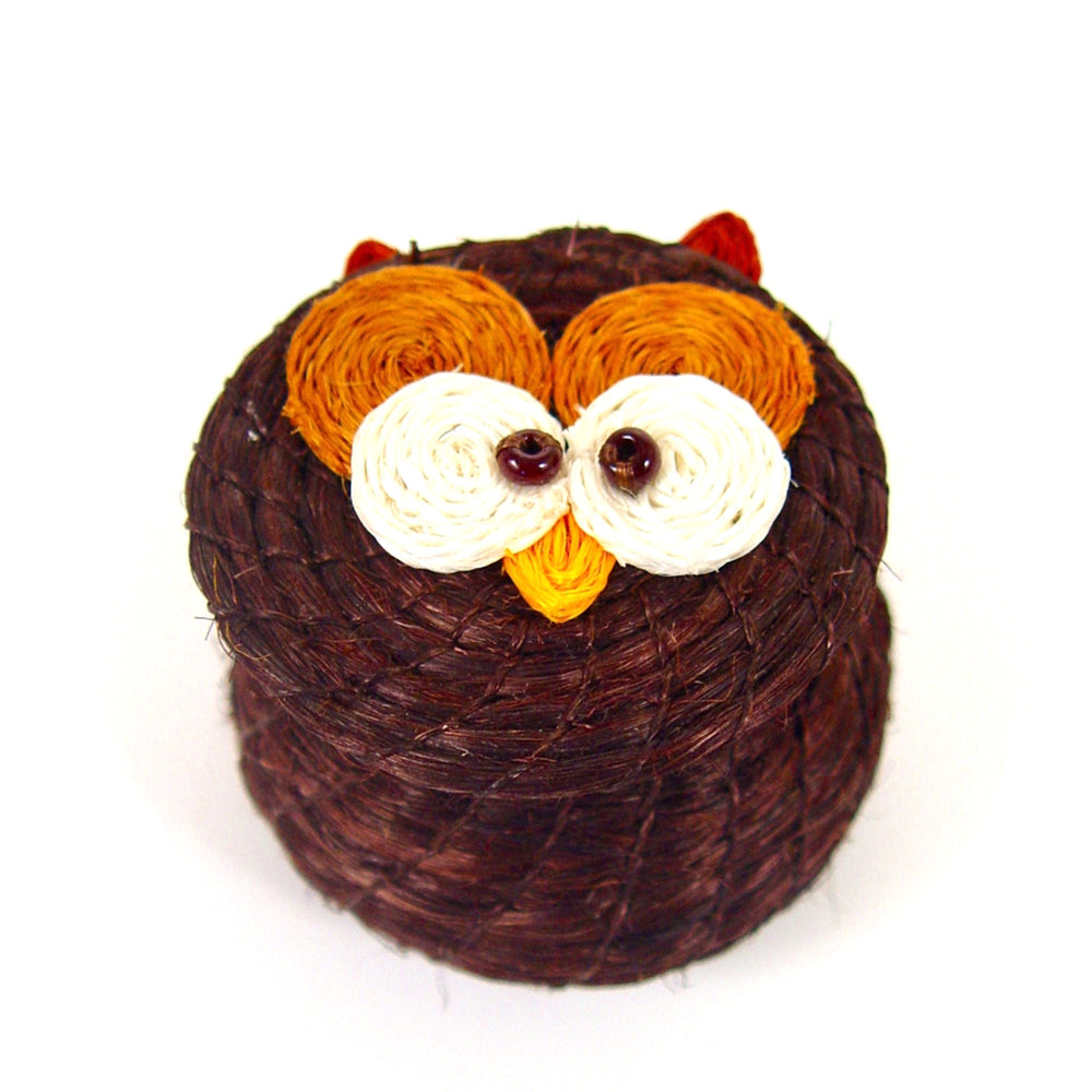 Owl Lidded Basket - Image 4