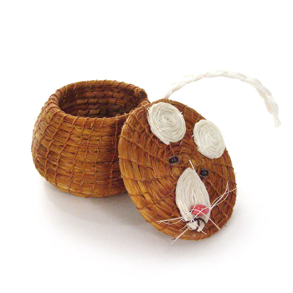 Toothy Mouse Lidded Basket - Image 3